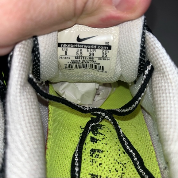 Nike Zoom Structure 18 Black Volt Running Shoes Women's 8 sneakers 683737-100 - Picture 2 of 8